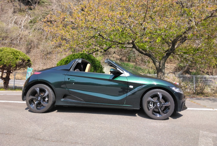 S660のトラッドレザーエディション・川津七滝ループ橋・ワサビ丼・春の陽気☀・オープンカーのある生活に関するカスタム事例の投稿画像4枚目