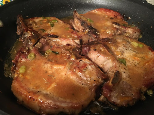 Orange Glazed Pork Chops