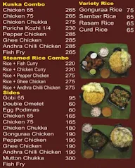 Gonguraa menu 2