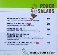 Falafel's menu 1