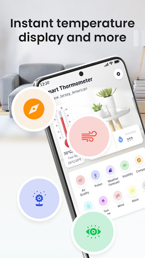 Screenshot Smart thermometer for room