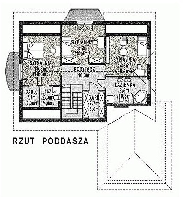 WB-3413 - Rzut poddasza