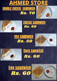 Ahmed Store menu 2