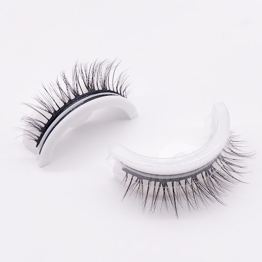 Title 5, Natural Type Self-adhesive False Eyelashes Reus...