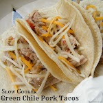 Slow Cooker Green Chile Pork Tacos was pinched from <a href="http://whoneedsacape.com/2013/09/slow-cooker-green-chile-pork-tacos/" target="_blank">whoneedsacape.com.</a>