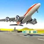 Cover Image of ダウンロード Flying Plane Pilot Flight Simulator-Airplane Games  APK