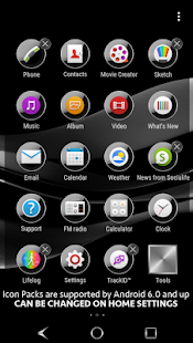 Black Silver Theme for Xperia(圖3)-速報App