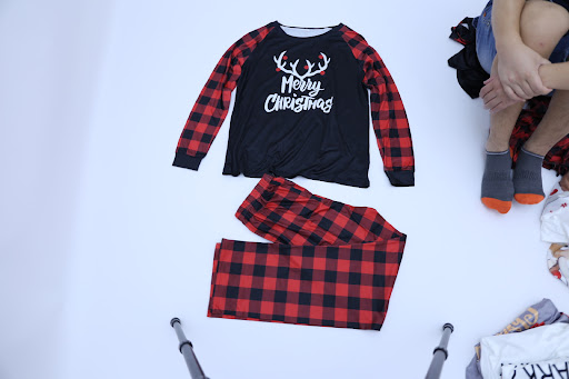 Title 5, Color matching family parent-child suit Coordin...