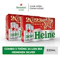 Hỏa Tốc Hcm - Combo 2 Thùng 24 Lon Bia Heineken Silver 330Ml/Lon - Bao Bì Xuân