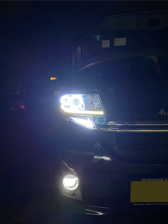 タントカスタムのイカリング・タントカスタム・LEDコントローラー・HDSMD・配線苦手に関するカスタム事例の投稿画像2枚目