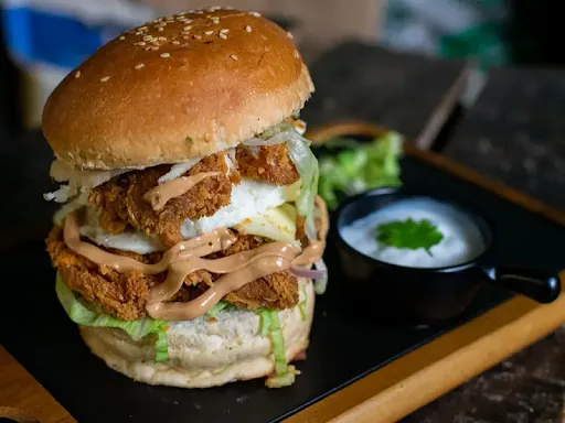 Chef's Special Crispy Chicken Burger