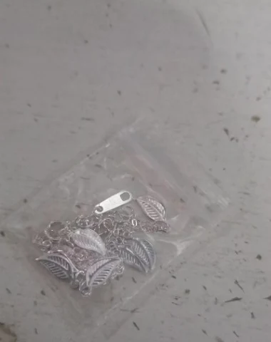 925 Silver Leaf Leaf Anklet - 2
