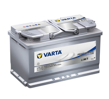 Varta Start/ Fritidsbatteri 12V80Ah AGM