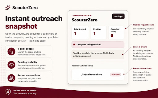 Scouter Outreach screenshot 1
