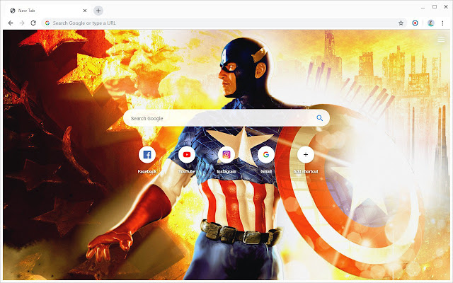 Captain America Marvel Wallpapers New Tab