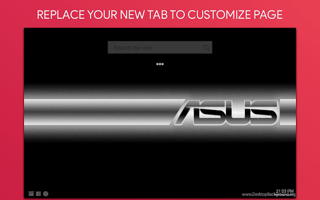 Asus Wallpaper HD Custom New Tab