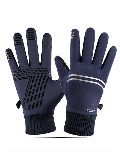Title 1, New winter motorcycle gloves for men with velve...