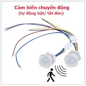 Bộ Công Tắc Cảm Biến Chuyển Động Tự Động Bật Tắt Đèn Khi Có Người Qua