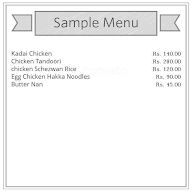 Arya Kitchen menu 1