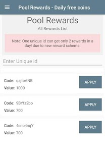 Pool Rewards – Daily Free Coins App Download For Android 1