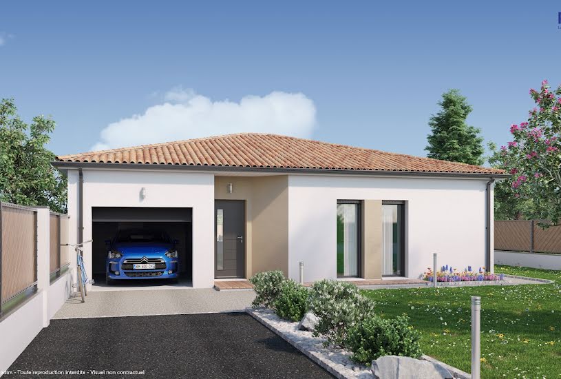  Vente Terrain + Maison - Terrain : 1 500m² - Maison : 90m² à La Brède (33650) 