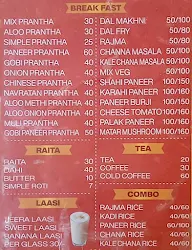 Pehalwan Paratha Point menu 6