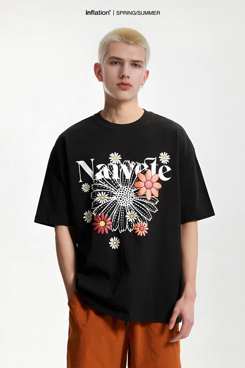 Title 12, Buntes Puff-Print T-Shirt für einen auffälligen...