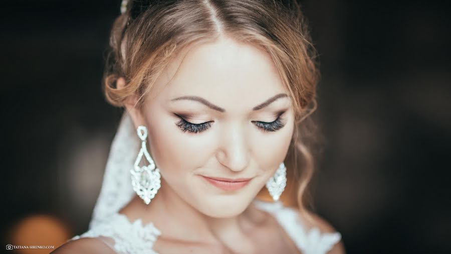 Wedding photographer Tatyana Sirenko (tatianasirenko). Photo of 6 December 2016