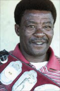 HONOURED: Peter 'Terror' Mathebula. Pic. Antonio Muchave. 03/03/2001. © Sowetan.