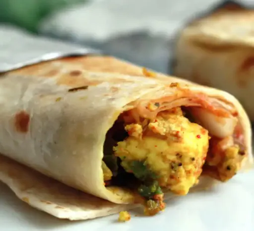 Paneer Makhani Kathi Roll With FREE COKE