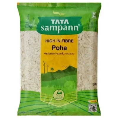 Tata Sampann White Poha - 500 gm