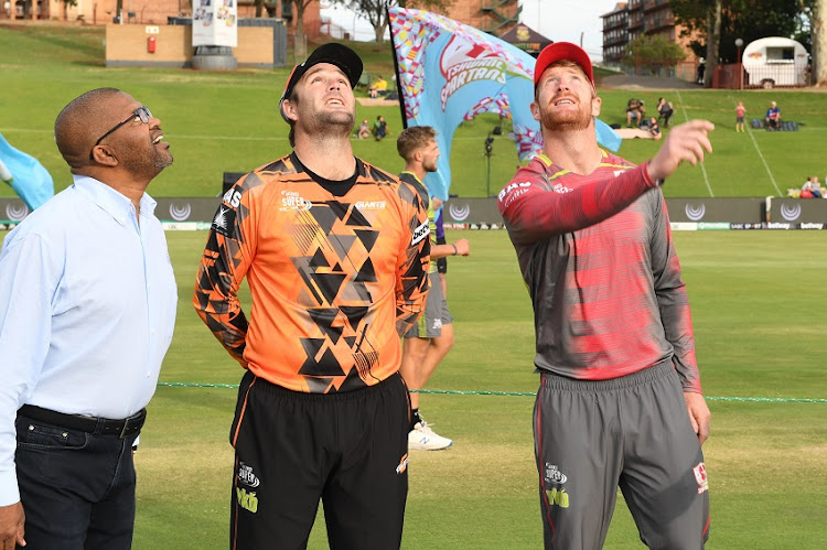 Jon-Jon Smuts of the Nelson Mandela Bay Giants during the Mzansi Super League match between Tshwane Spartans and Nelson Mandela Bay Giants at SuperSport Park on November 13, 2019 in Pretoria, South Africa.