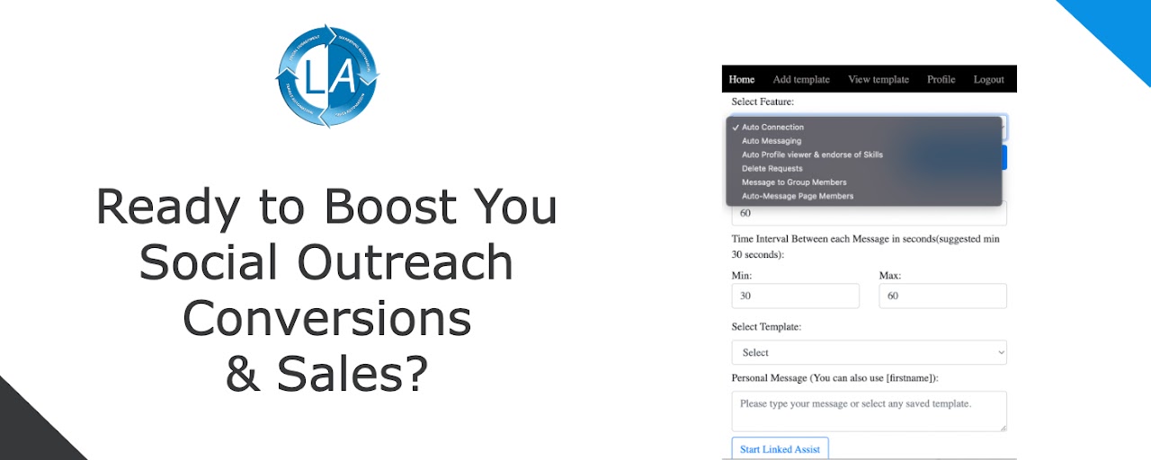 Linked Assist - LinkedIn Automation Tool Preview image 2