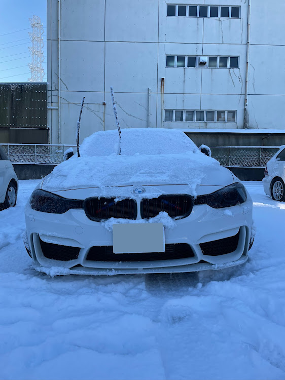 3シリーズ セダンの大雪警報・BMW3シリーズに関するカスタム事例の投稿画像1枚目