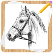 How to Draw Horses - Easy Drawing Step by Step  Icon