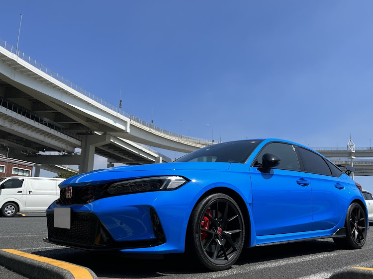 シビックタイプRのFL5タイプR・シビックタイプR FL5・慣らし運転・大黒PA・大黒ふ頭パーキングに関するカスタム事例の投稿画像2枚目