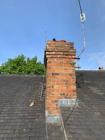 removal of a chimney and roof tiling album cover