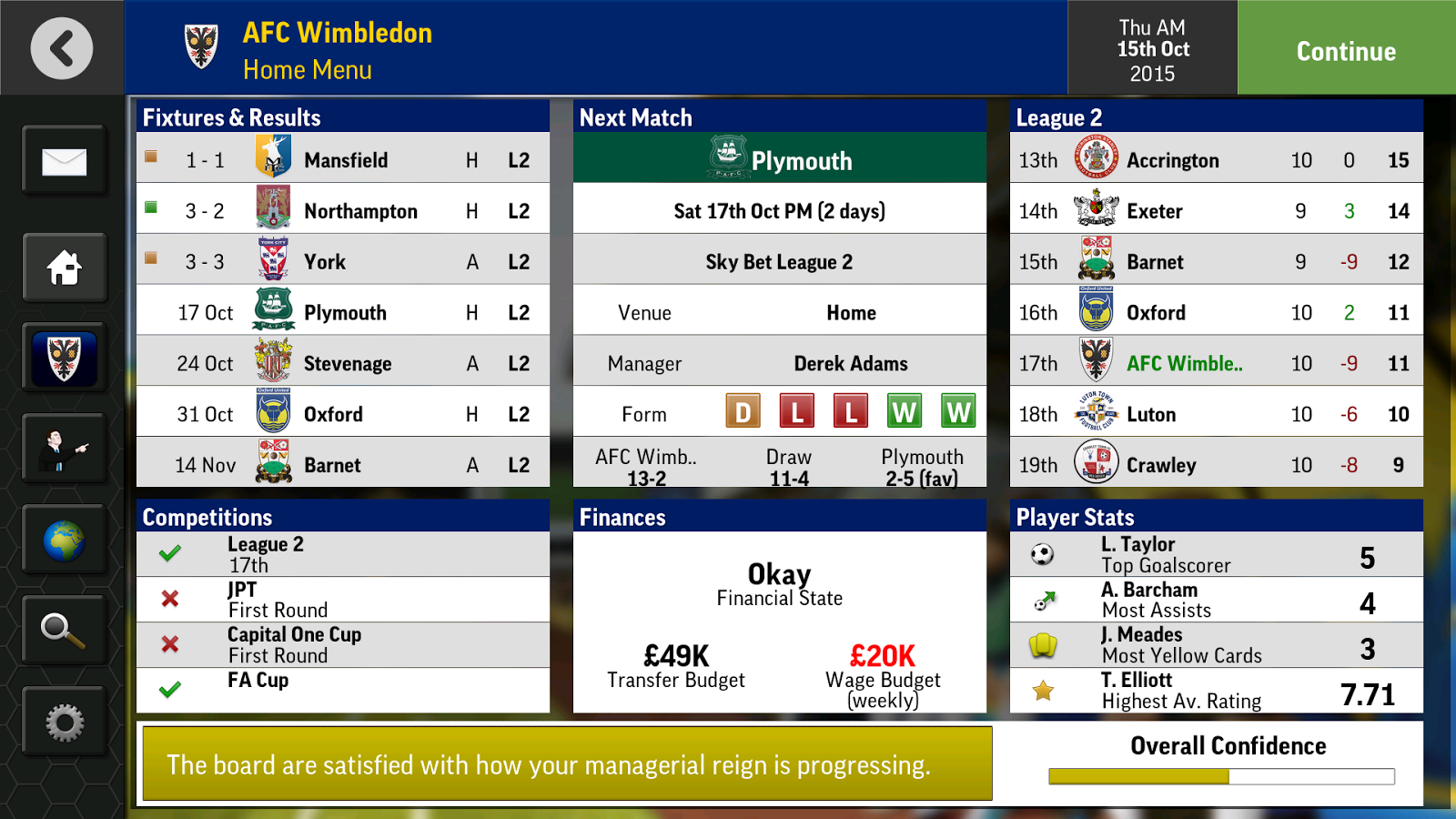    Football Manager Mobile 2016- screenshot  