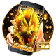 Download 3D gold fire dragon theme For PC Windows and Mac 1.3.4