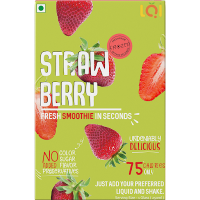 LQI - Strawberry Frozen Smoothie - 125 gm