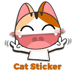 Cover Image of Скачать Cute & Funny Cat Sticker for WhatsApp WAStickerApp 1.6 APK