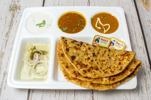 Aloo Paratha Thali