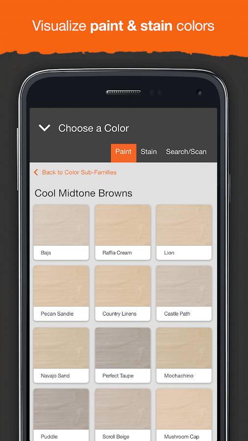 Project Color - The Home Depot - Android Apps on Google Play