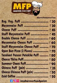 Mahaveer Food Point menu 1