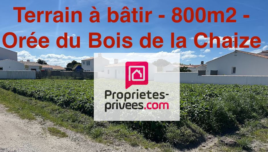 Vente terrain  800 m² à Noirmoutier-en-l'Ile (85330), 621 000 €