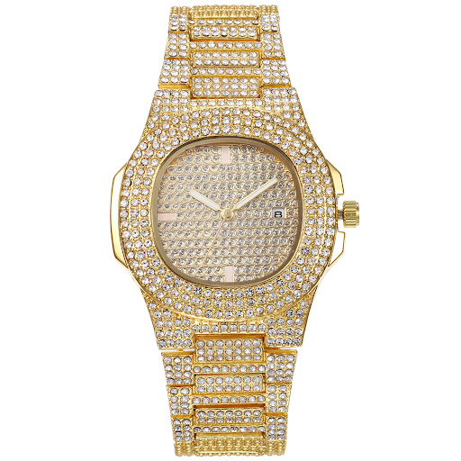 Title 14, Hip Hop Punk Steel Band Watch Set