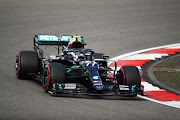 Valtteri Bottas of Finland driving the (77) Mercedes AMG Petronas F1 Team Mercedes W11 on track during final practice ahead of the F1 Eifel Grand Prix at Nürburgring on October 10, 2020 in Nürburg, Germany.