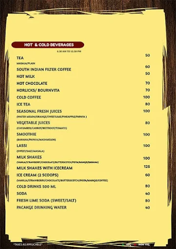 Strada Kitchen & Bar menu 