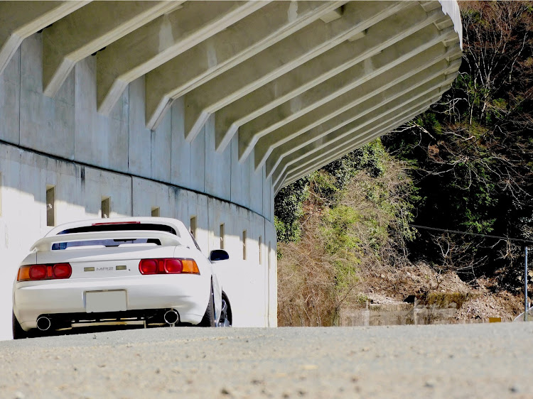 MR2のポンプ水車ランナコラボ・落石防護壁コラボ・ニアム写真館・天竜川沿いドライブに関するカスタム事例の投稿画像6枚目