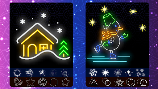 Screenshot Glow Doodle Art - Color & Draw